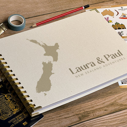 New Zealand Personalized Travel Scrapbook/Photo Album