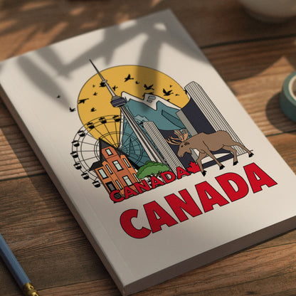 Canada Notebook Illustrated Travel Journal Series