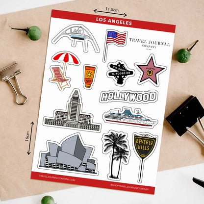 Los Angeles Travel Stickers