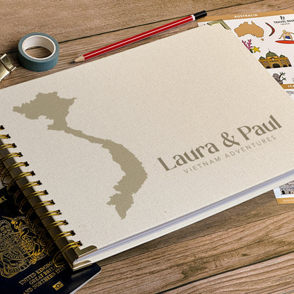 Vietnam Personalized Travel Scrapbook/Photo Album