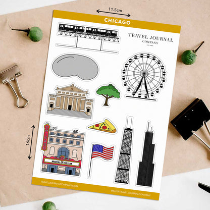 Chicago Travel Stickers