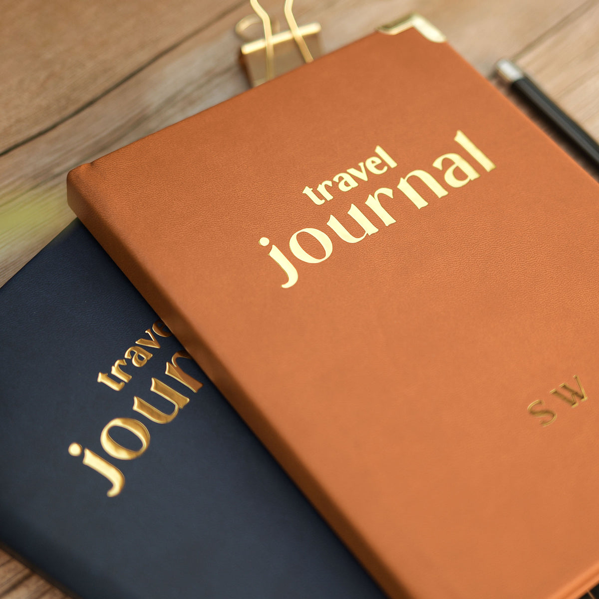 Personalised Vegan Leather Travel Journal | Bucket List & Travel Planner