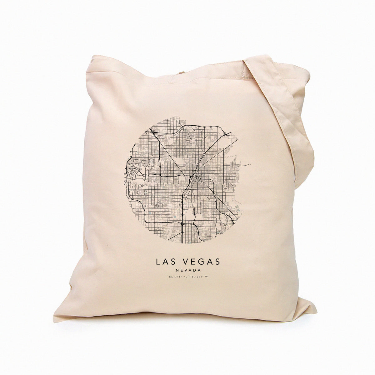 Las Vegas Personalised Custom Map Tote Bag | USA Travel Gift