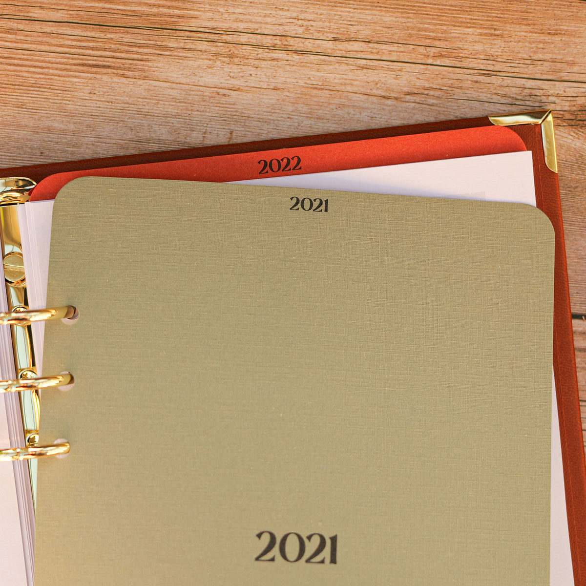 Yearly A5 Tab Dividers - Travel Journal Binder, Planner, Organiser Insert