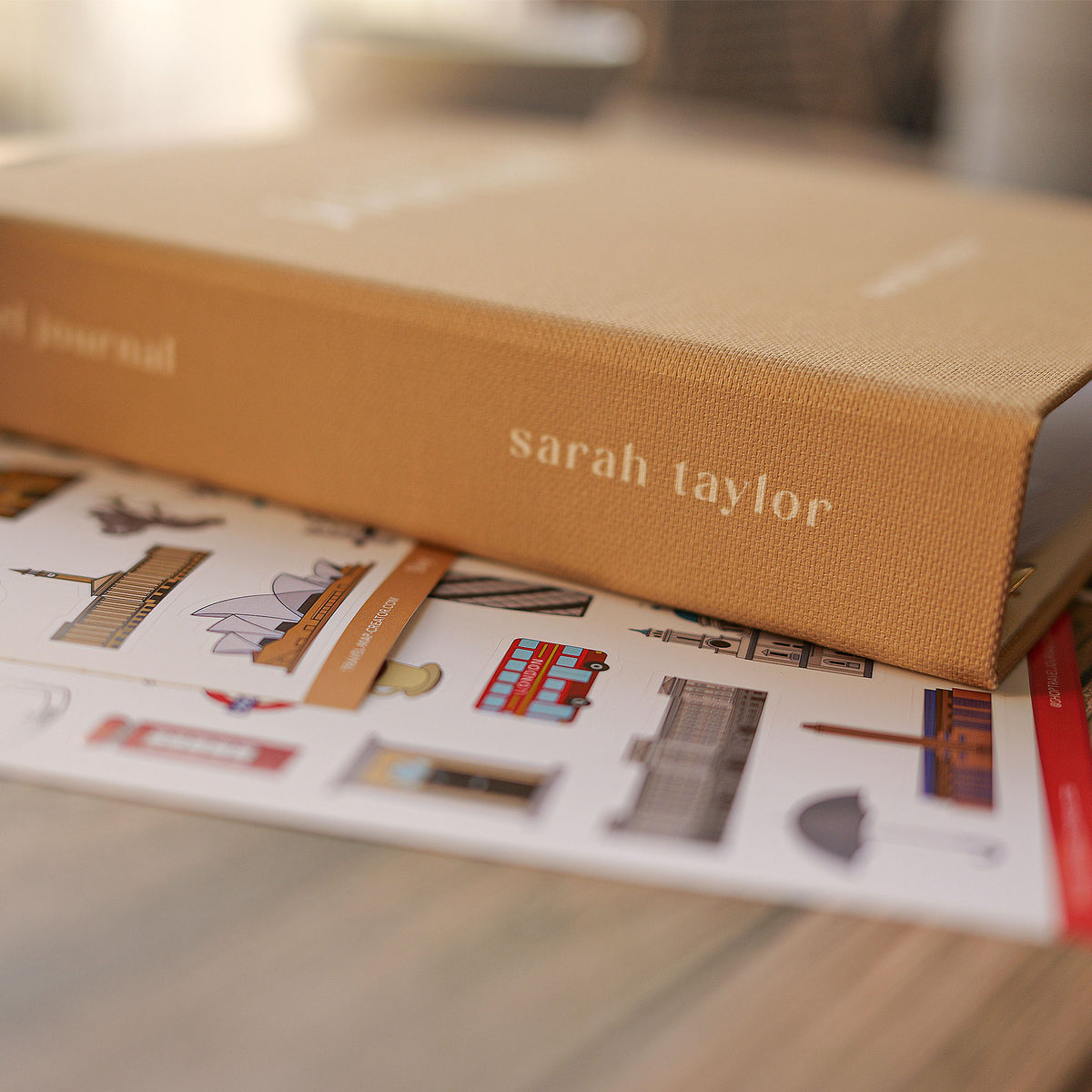 Personalised Travel Journal Binder