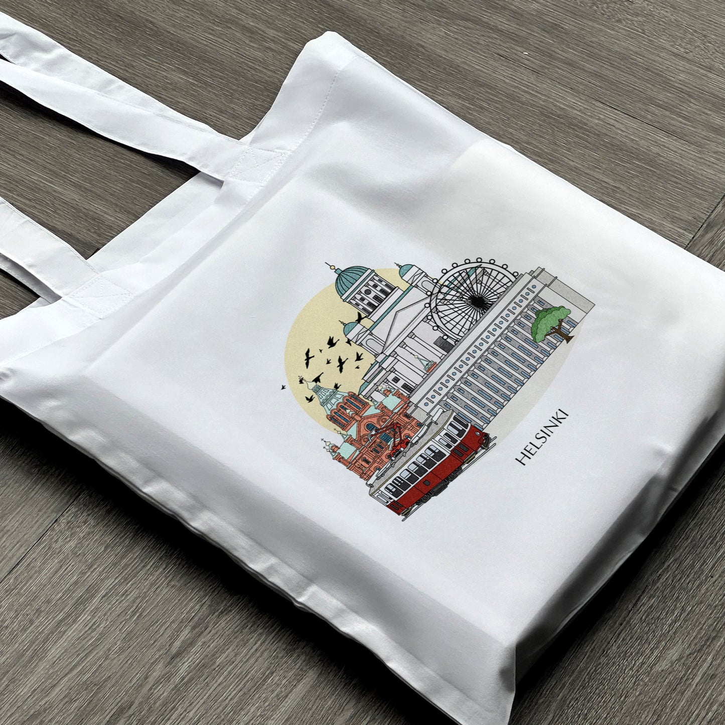 Helsinki Finland Personalised Tote Bag