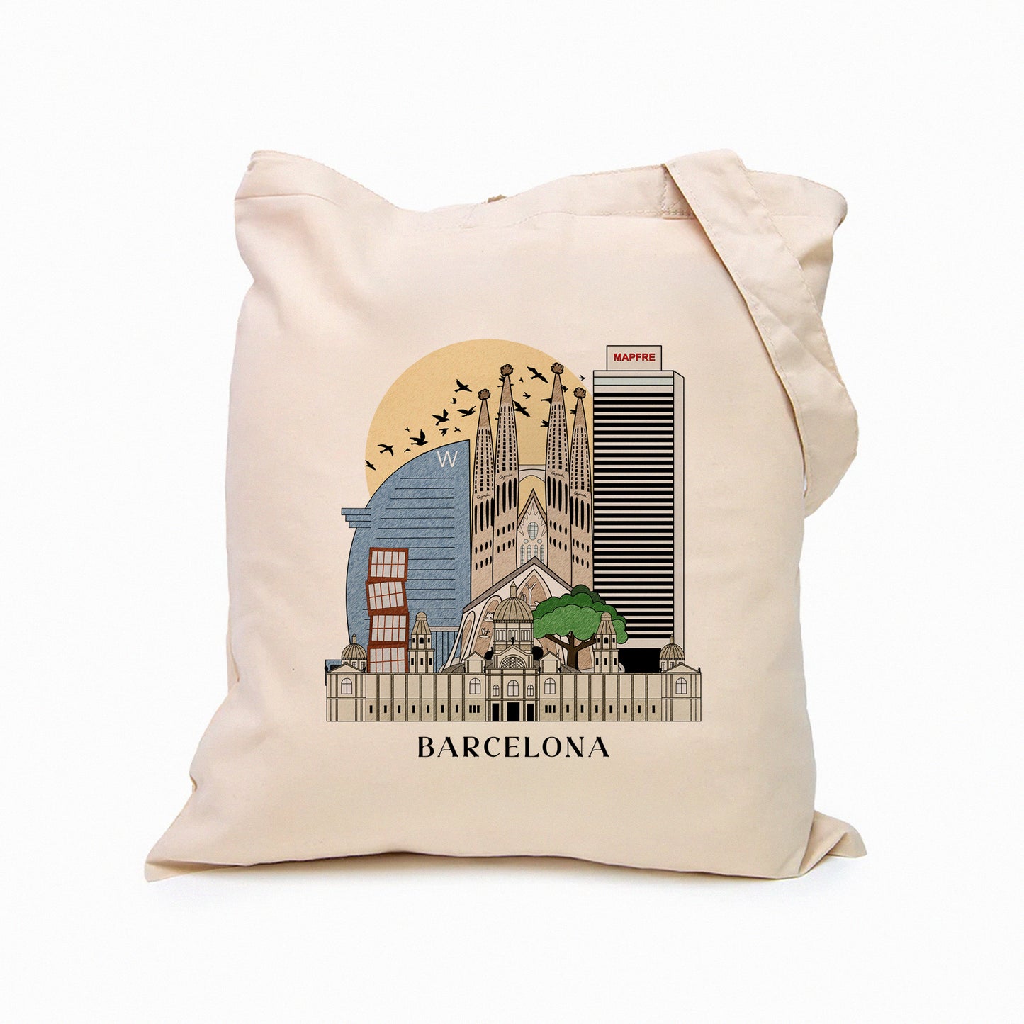 Barcelona Personalized Tote Bag