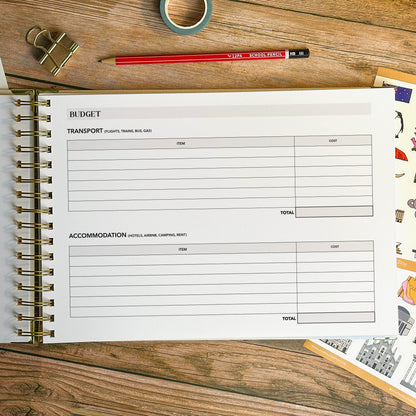 World Map XL Personalised Travel Journal