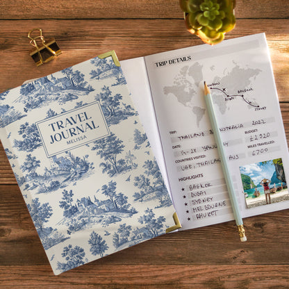 Personalised Travel Journal | Toile