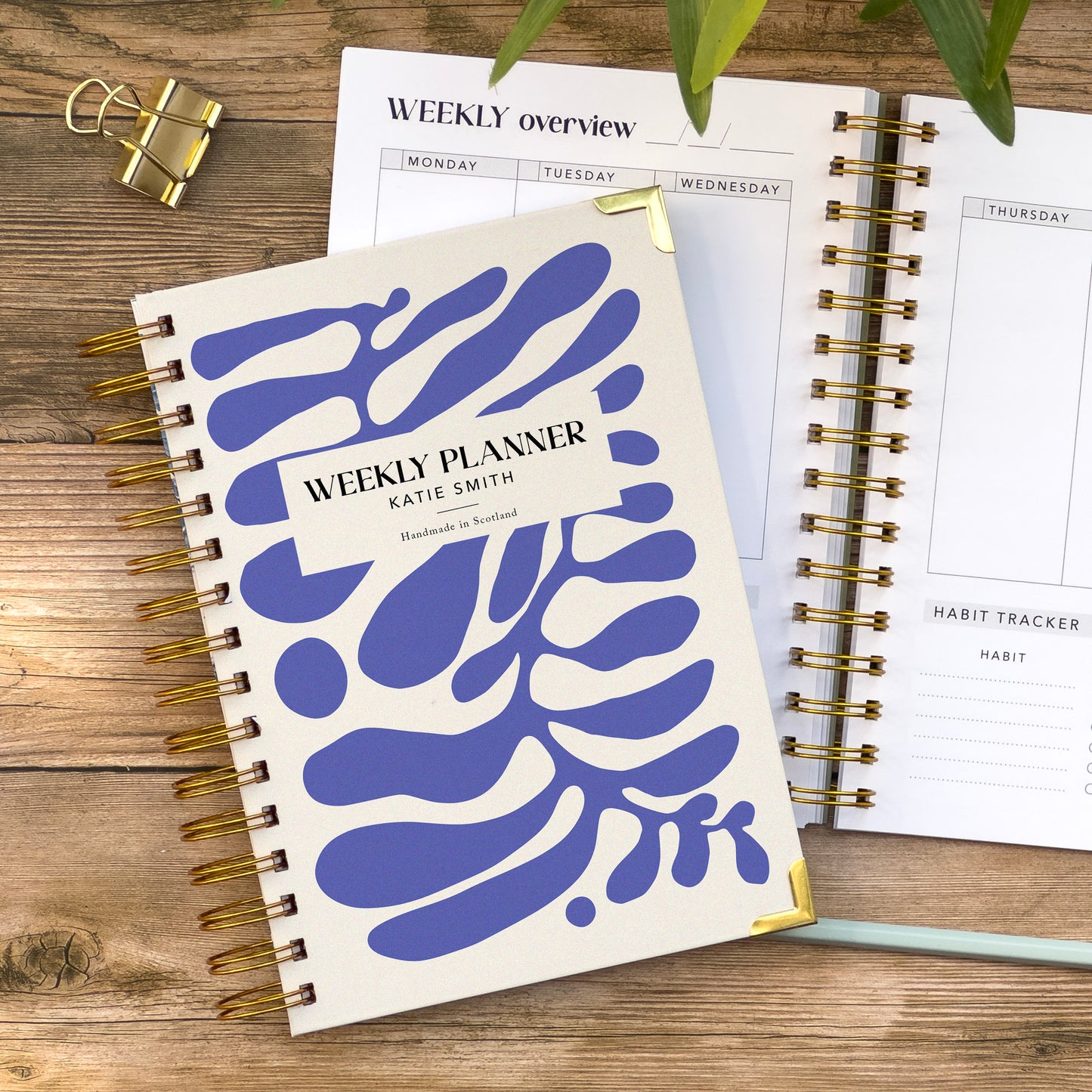 Undated Weekly Planner Diary - Personalised Life organiser