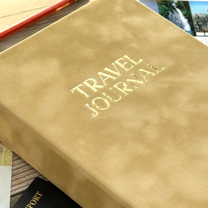Personalised Travel Journal Binder | Velvet