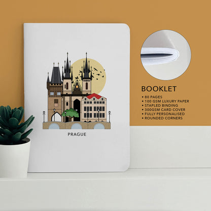 Prague - Paris - Vienna Personalised Travel Journal