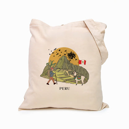 Peru Personalized Tote Bag