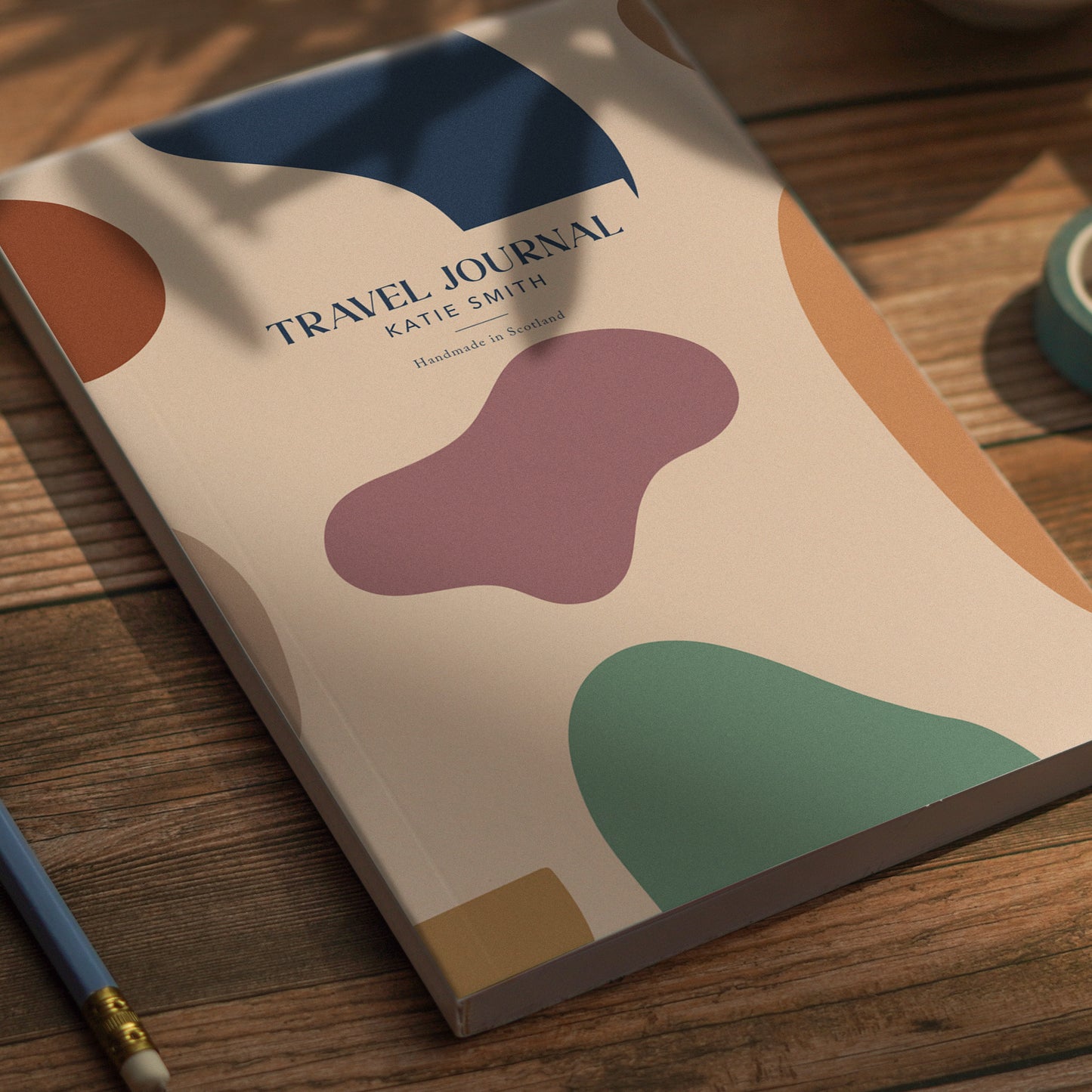 Personalised Travel Journal | Shapes