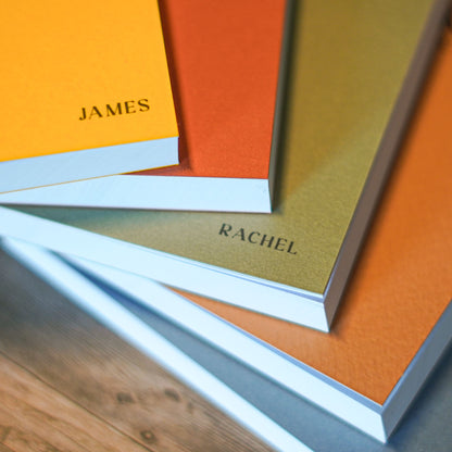 Personalised Colourful Travel Journal
