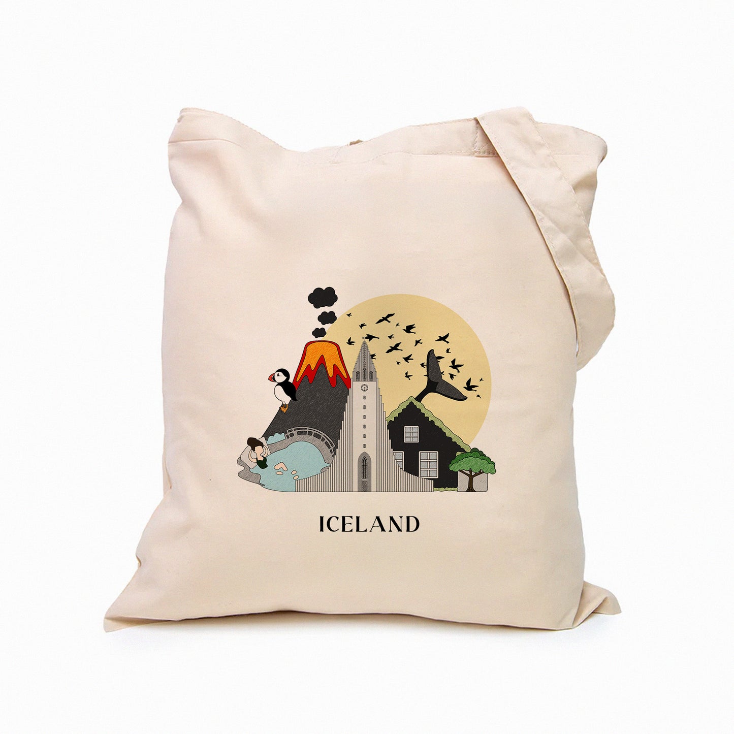 Iceland Personalized Tote Bag