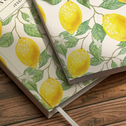 Lemons Luxury Personalised Notebook/Diary/Journal