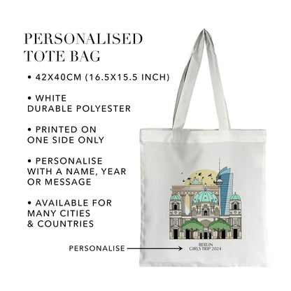 Berlin Germany Personalised Tote Bag