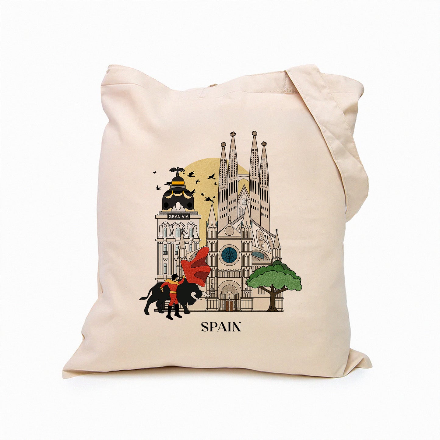Spain Personalized Tote Bag