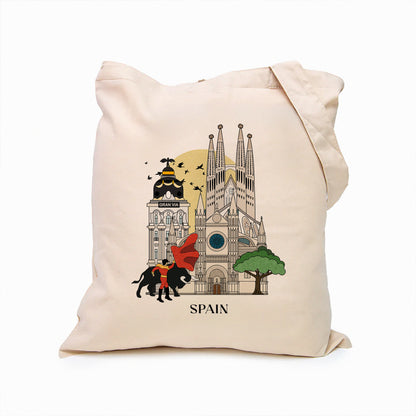 Spain Personalized Tote Bag