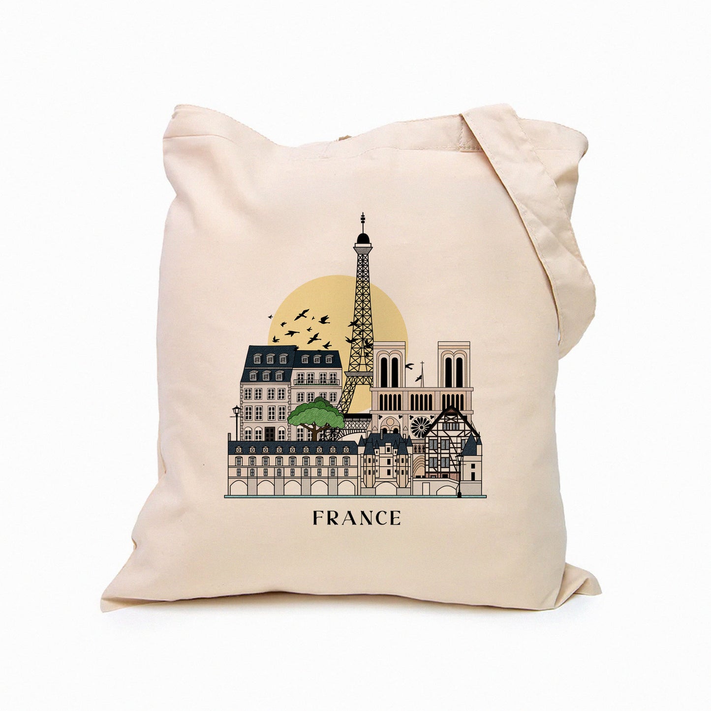France Personalized Tote Bag