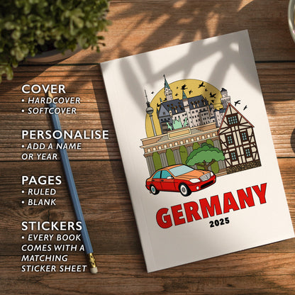 Germany Notebook Illustrated Travel Journal Series