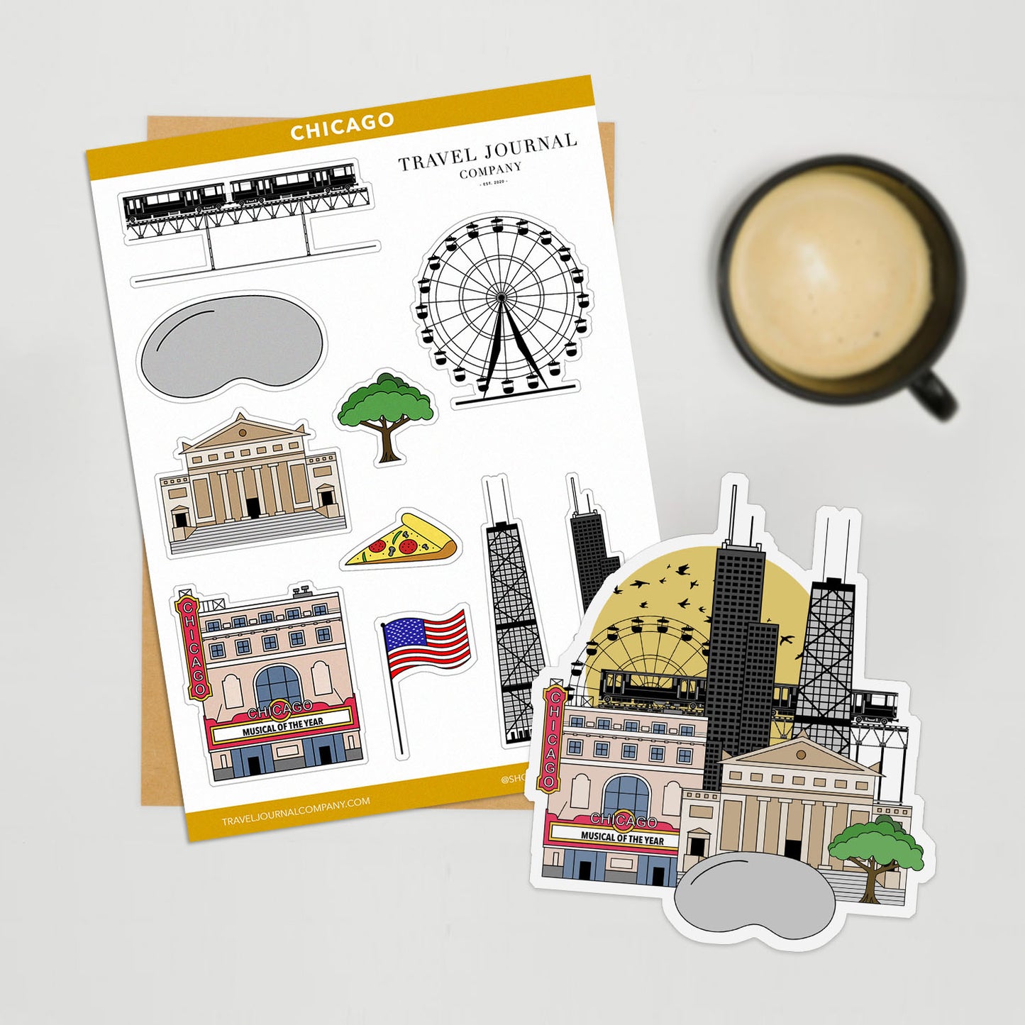 Chicago Travel Stickers