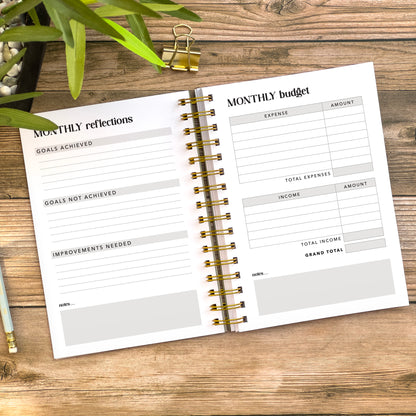 Undated Weekly Planner Diary - Personalised Life organiser