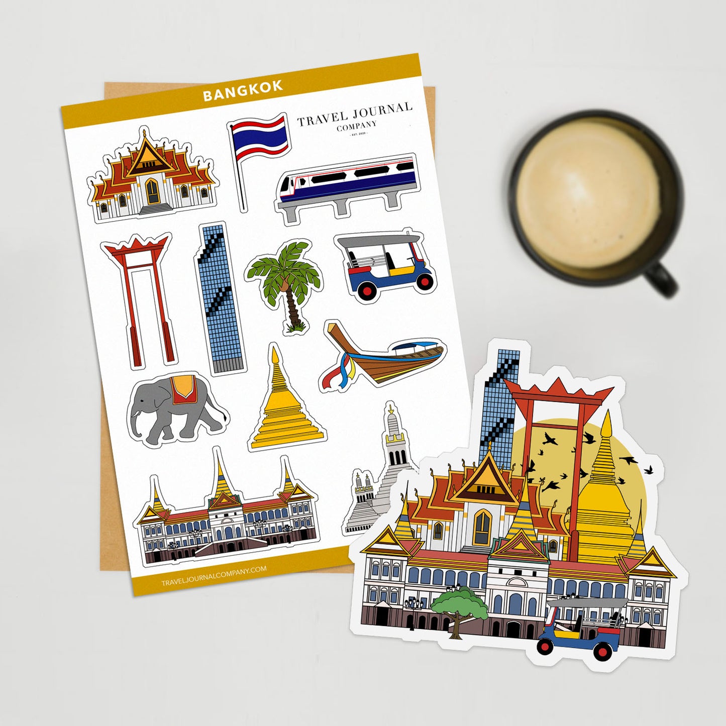 Bangkok Travel Stickers