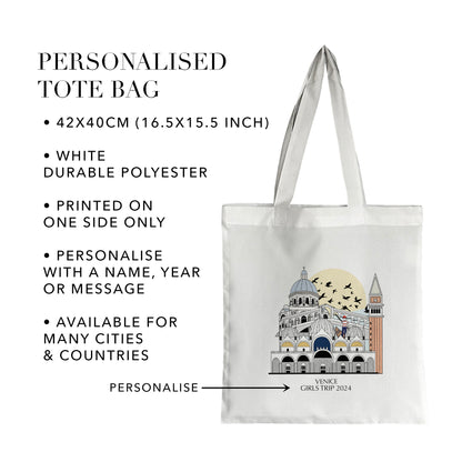 Venice Italy Personalised Tote Bag