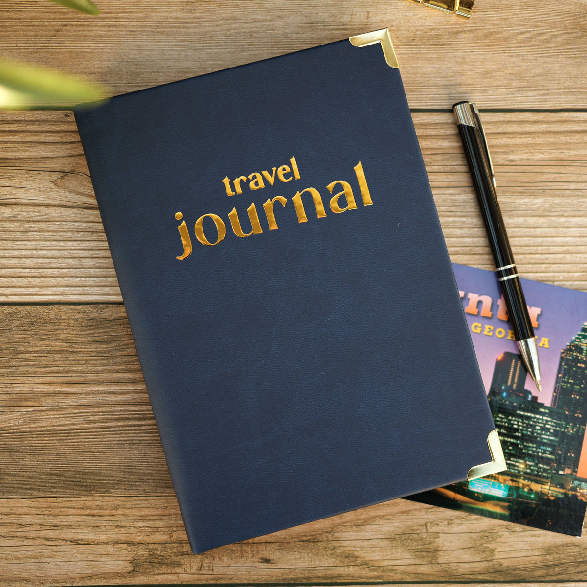 Personalised Vegan Leather Travel Journal | Bucket List & Travel Planner