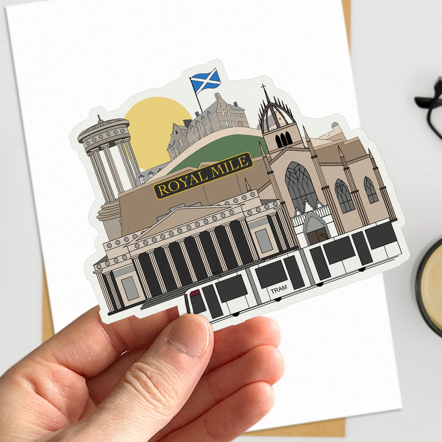 Edinburgh Travel Stickers
