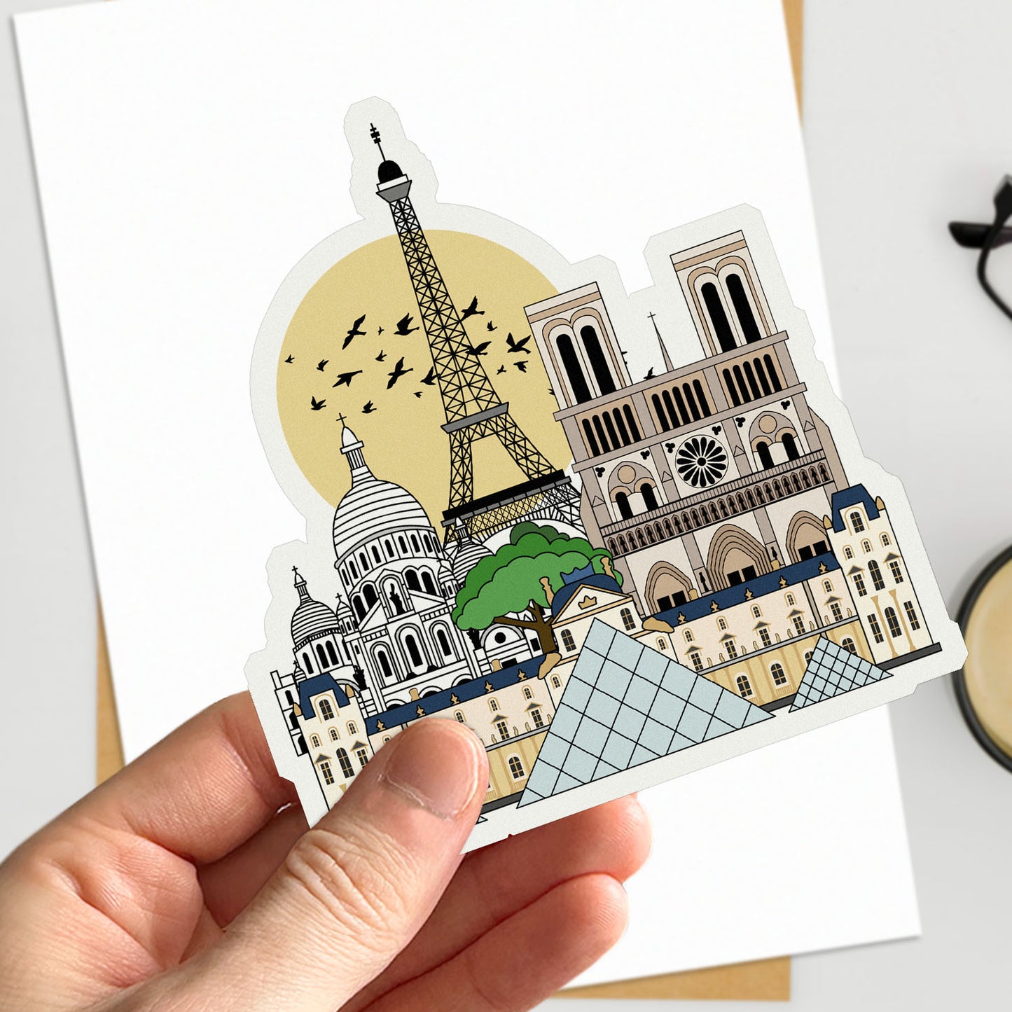Paris Travel Stickers