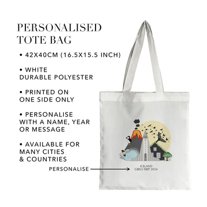 Iceland Personalised Tote Bag