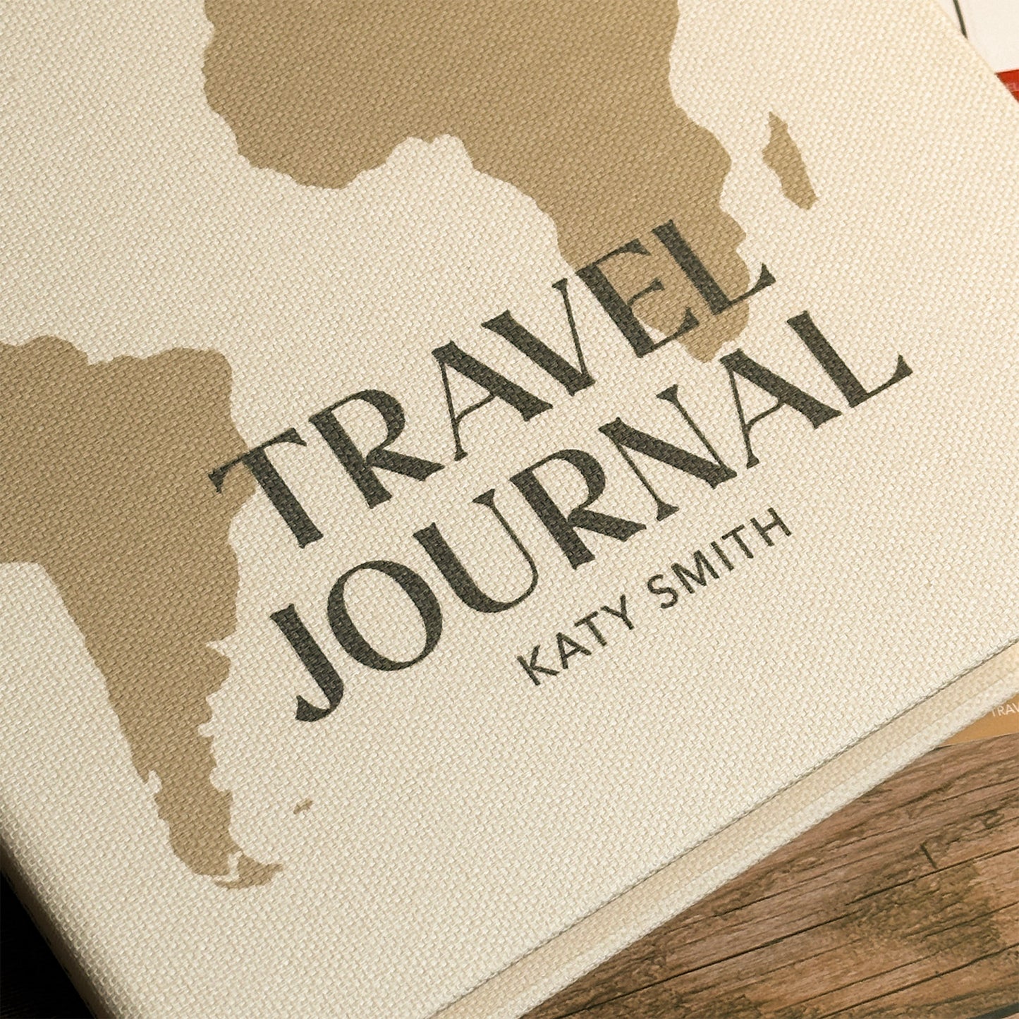 Personalised Travel Journal Binder | Map