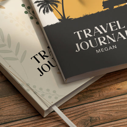Personalised Toile Travel Journal