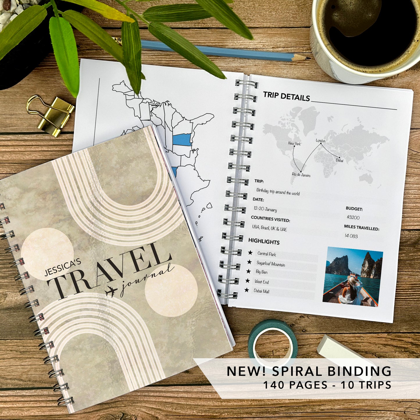 U Personalised Travel Journal