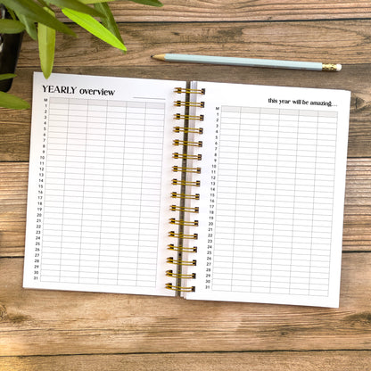 Undated Weekly Planner Diary - Personalised Life organiser