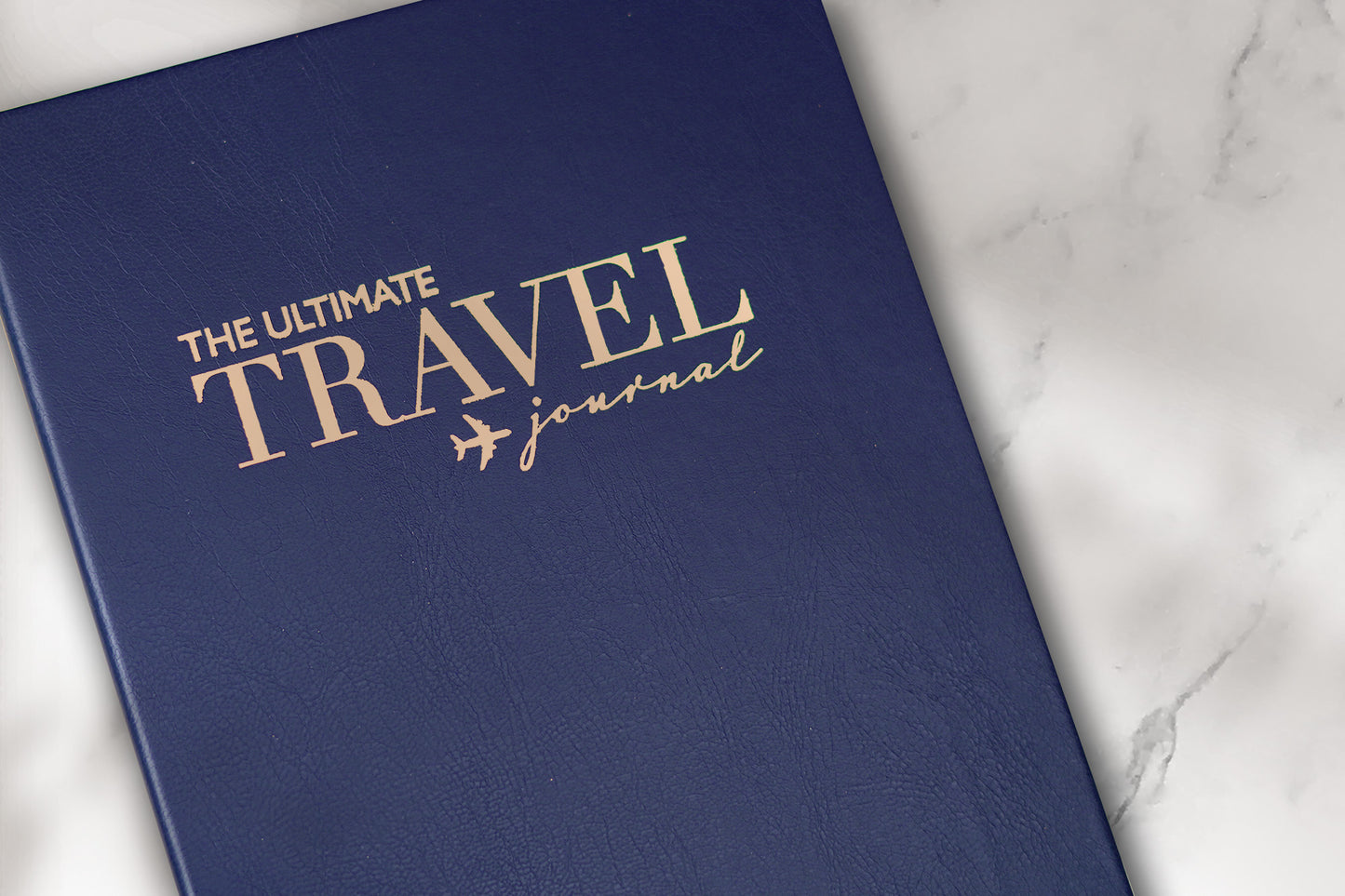 Ultimate Travel Journal Binder - Faux Leather Navy – Travel