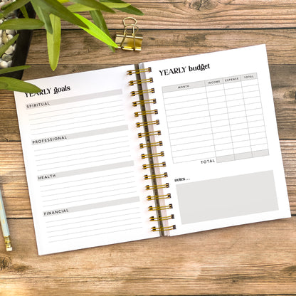 Undated Weekly Planner Diary - Personalised Life organiser