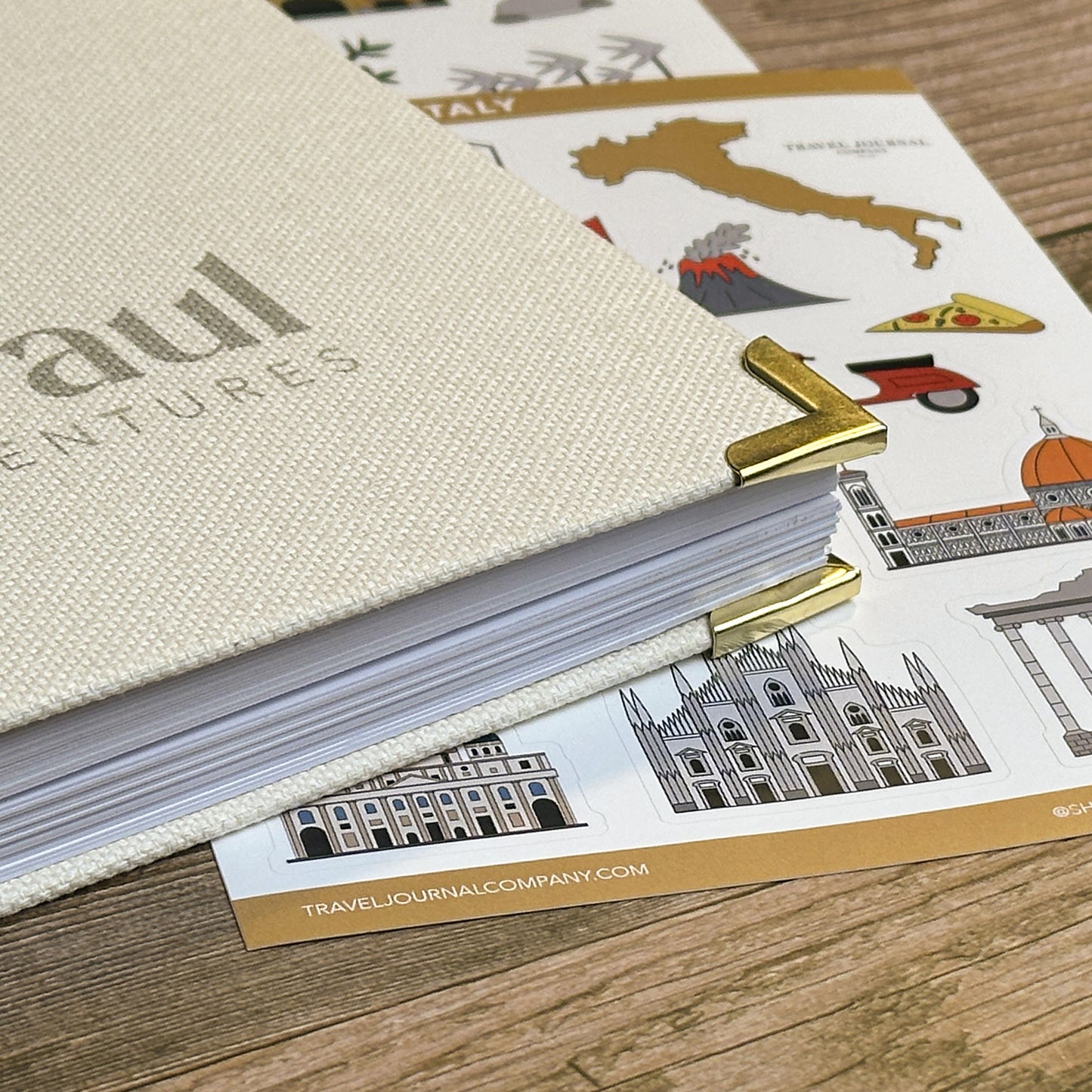 South America Personalized Travel Scrapbook/Photo Album