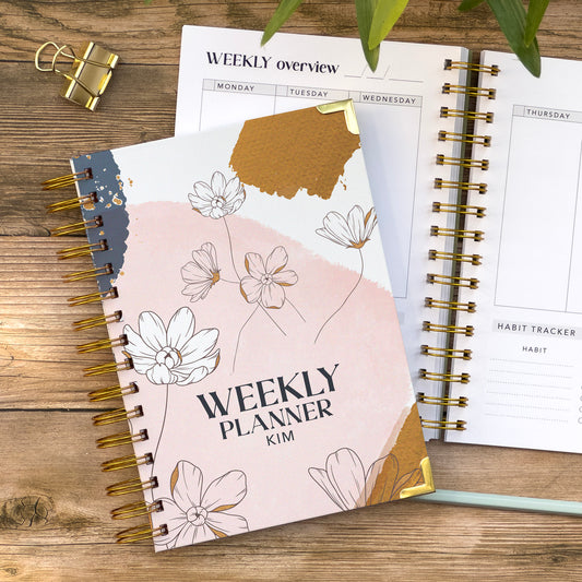 Undated Weekly Planner Diary - Personalised Life organiser