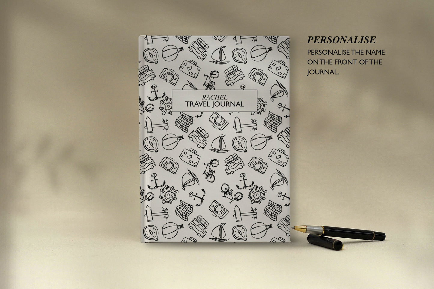 Travel Icons Personalised Travel Journal