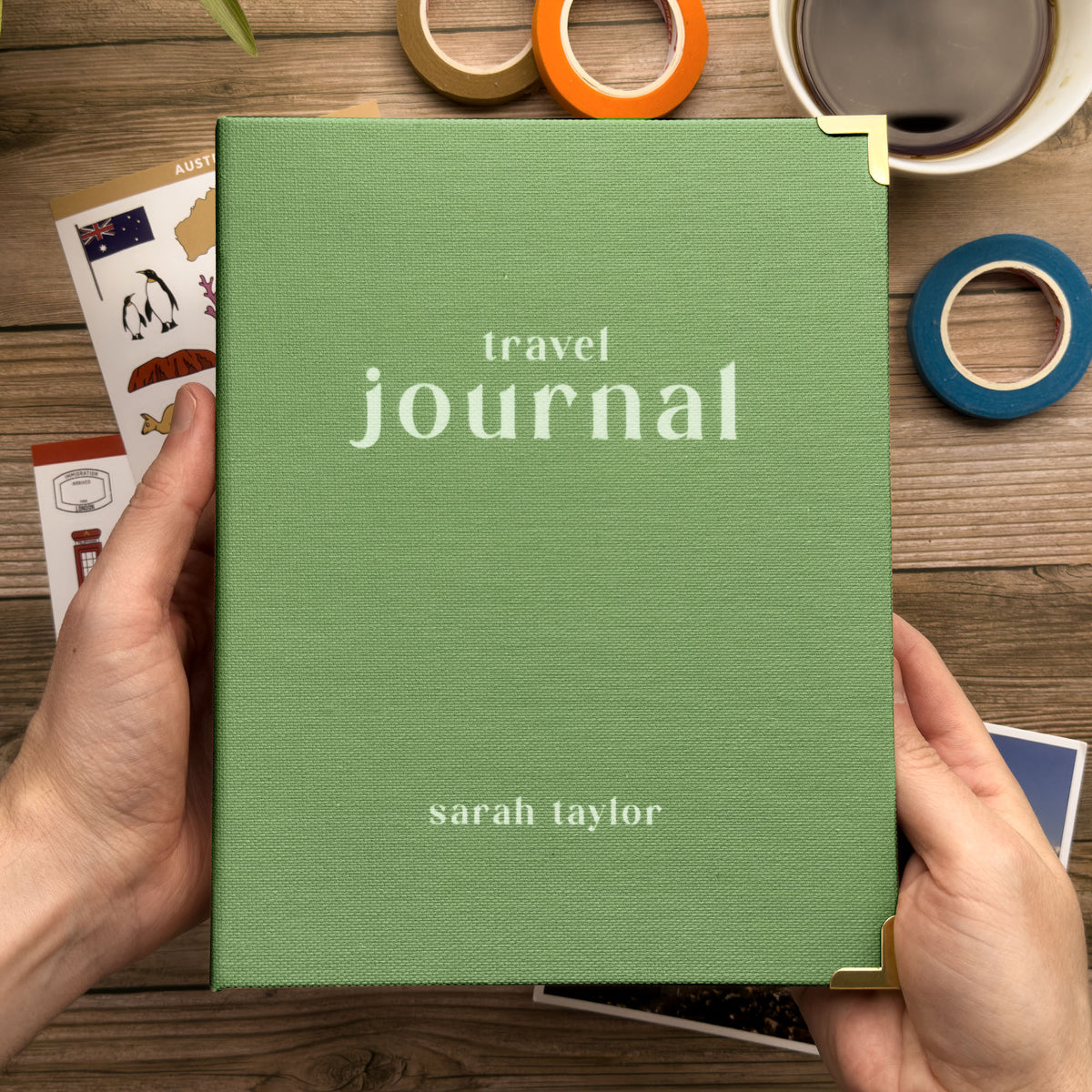 Personalised Travel Journal Binder