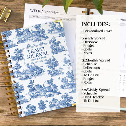 Undated Weekly Planner Diary - Personalised Life organiser
