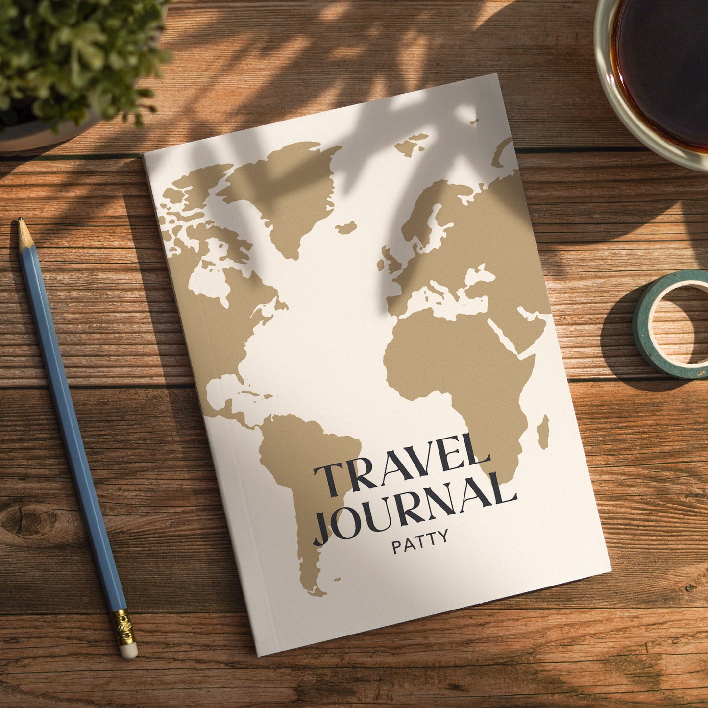 World Map Personalised Travel Journal