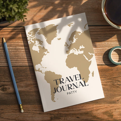 World Map Personalised Travel Journal