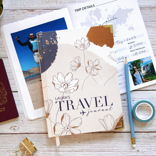 Personalised Deluxe Travel Journal