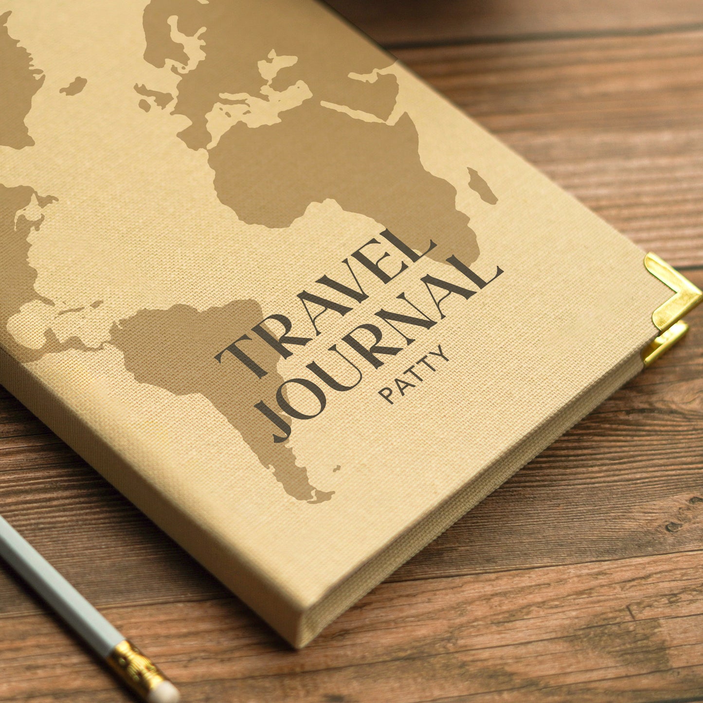 World Map Personalised Travel Journal