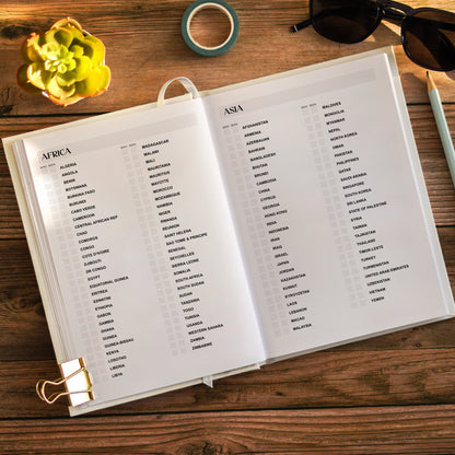 Personalised Toile Travel Journal